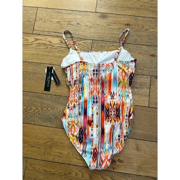 La Blanca Desert Dream Lingerie One Piece Desert Dream Multi Womens Size 14 - Picture 7 of 10